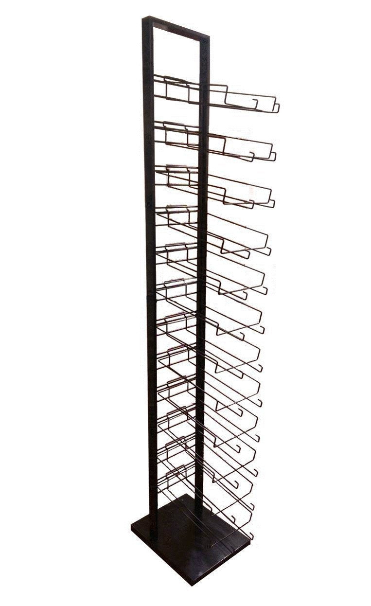 Only Hangers Hat Display Rack with 12 Tiers - Black