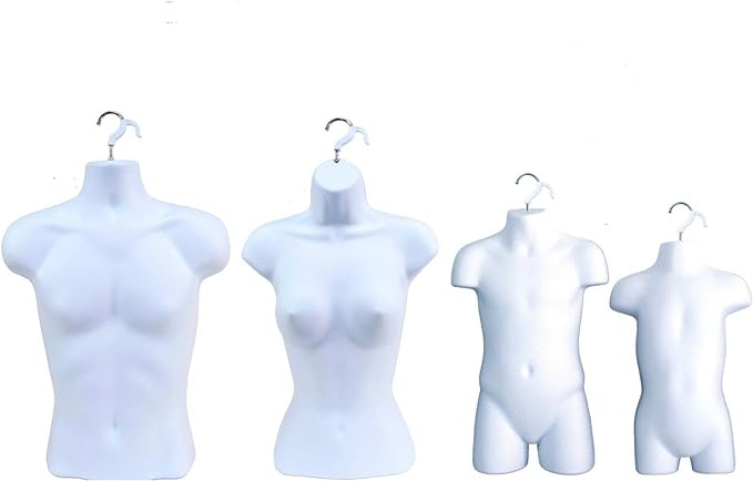 Family Set of Mannequin Forms Set of 4