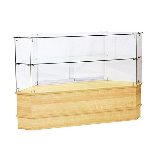 HALF VISION CORNER SHOWCASE MAPLE