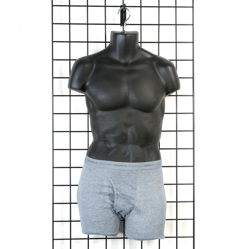Male Hanging Torso Form (Black)