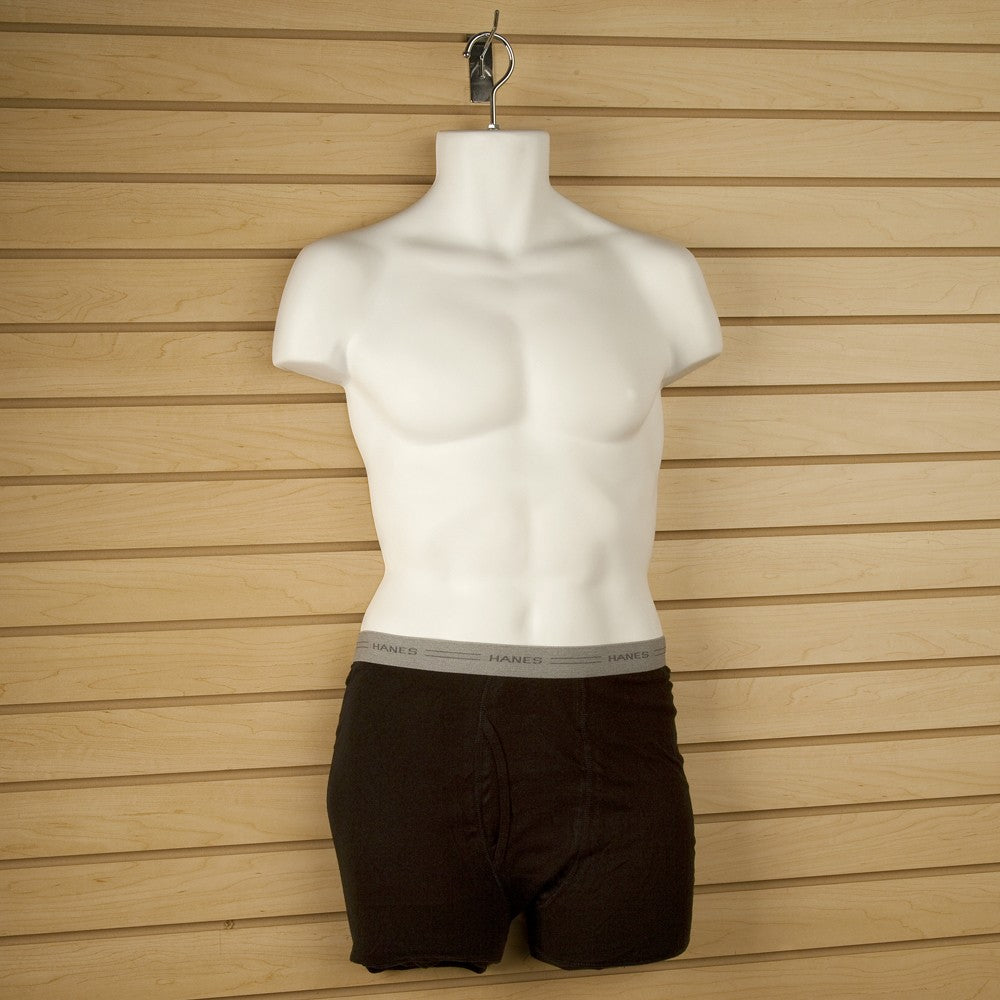 Male Hanging Torso Form (White)