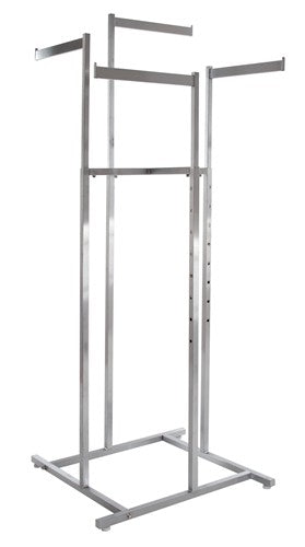 Satin Chrome 4-Way Rack