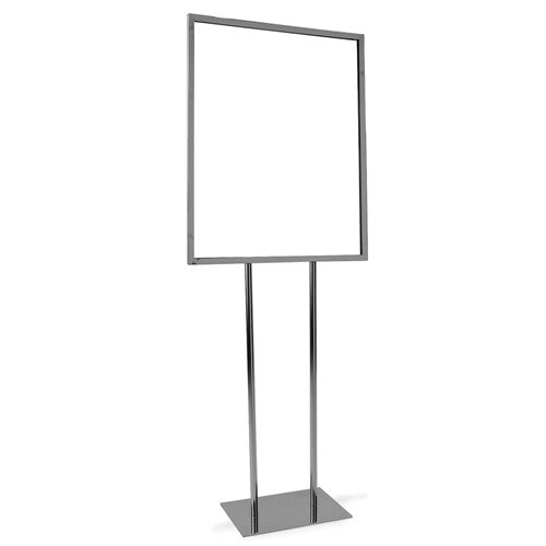 Chrome Sign Holder