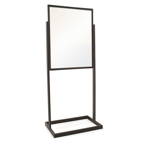 Deluxe Textured Black Sign Holder