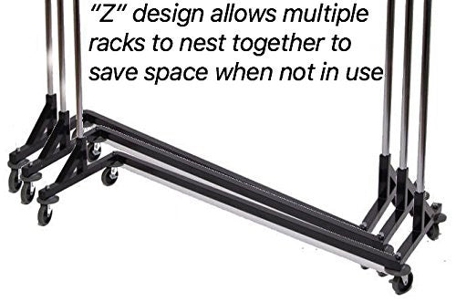 Industrial Z Rack Black