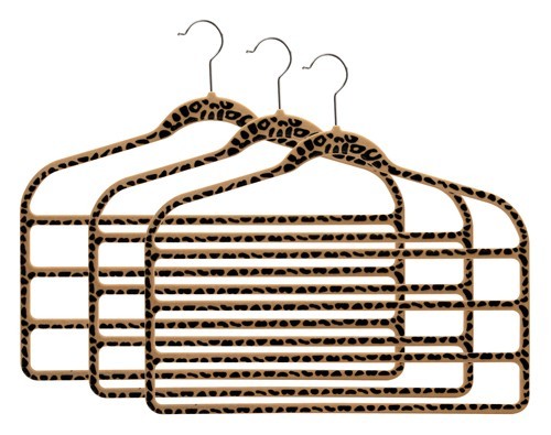 Slim-Line Printed "Cheetah" Multi Pant Hanger