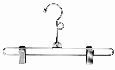 Skirt/Slack Hanger - Saleman's Hangers Metal