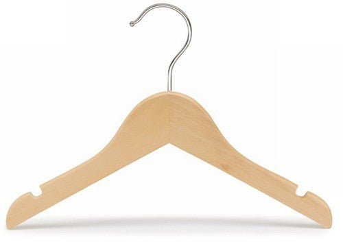 11" Children's Wooden Dress/Shirt Hanger