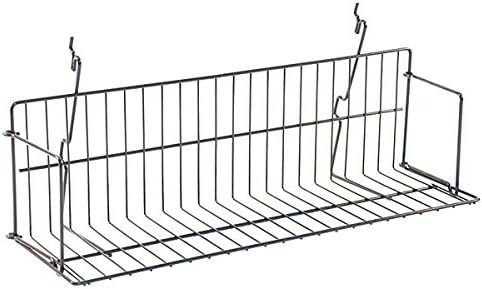 Only Hangers Video CD/DVD Shelf Slatwall Gridwall Pegboard Display 23"W Lot of 3 Black NEW