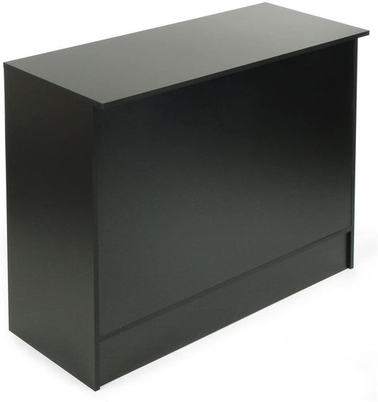 Cash Register Stand with 3 Height-Adjustable Shelves- 48" and 72"  Melamine Checkout Counter