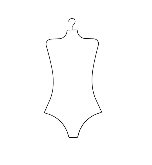 Ladies Wire Body Shape Swimwear/Bikini Hanger - Sold in a Pack of 3