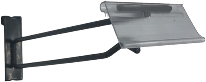 Gridwall Scanner Hooks with Clear Price/Label Holder - 4"