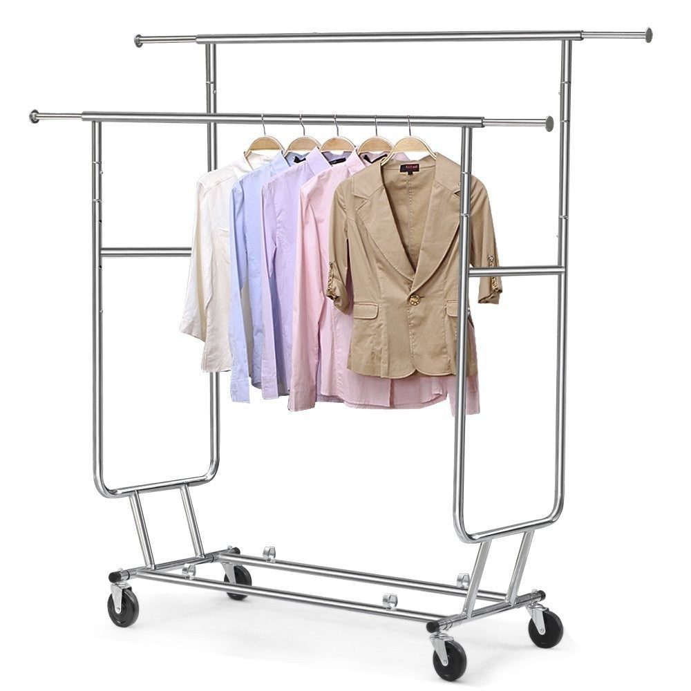 Double Folding Rolling Rack