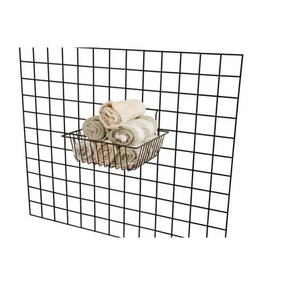 Universal Slatwall/Gridwall Basket 12"