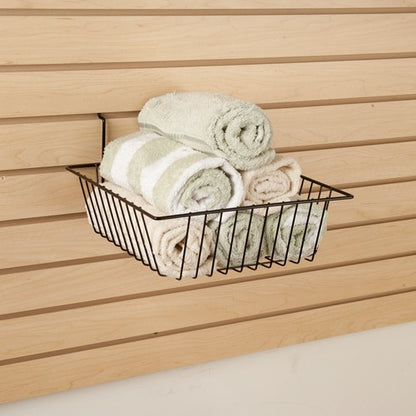 Universal Slatwall/Gridwall Basket 12"