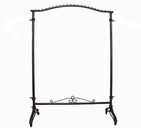 Raw Steel Decorative Rolling Rack