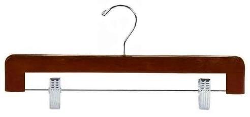 Walnut & Chrome Pant/Skirt Hanger
